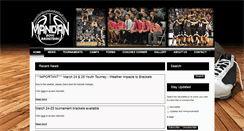 Desktop Screenshot of mandanboysbasketball.com